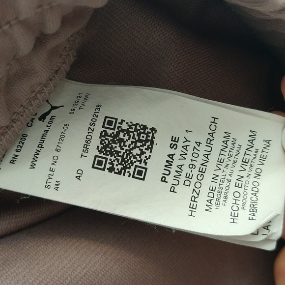 Puma Purple Track Joggers - Picture 12 of 14